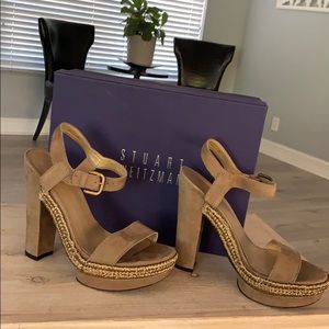 Stuart Weitzman tan heels